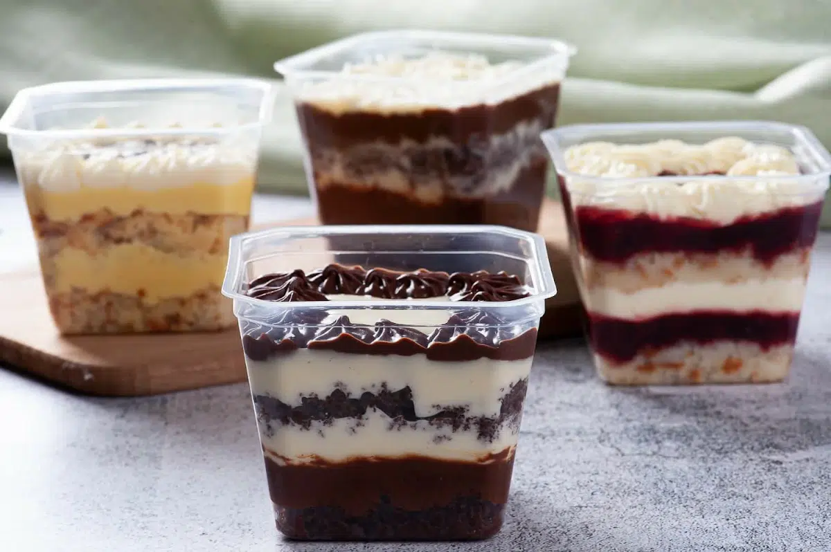 Bolo de pote — montagem e apresentação